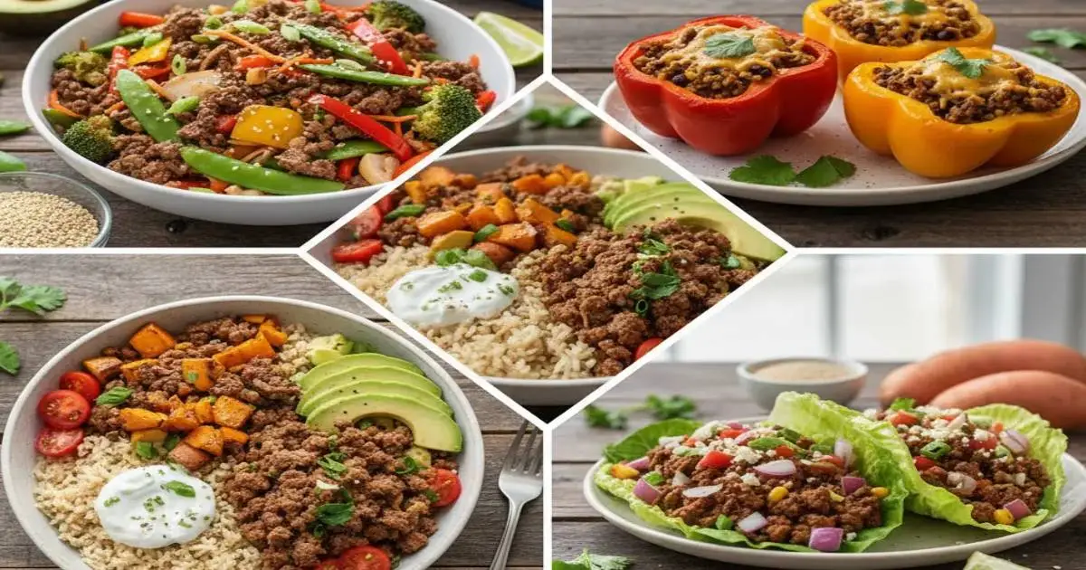 Healthy ground beef recipes that are quick and nutritious