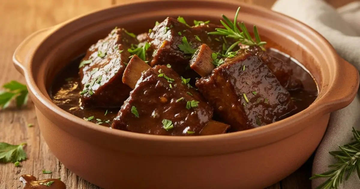 Delicious Crockpot Beef Short Ribs Simple Slow Cooker Recipe