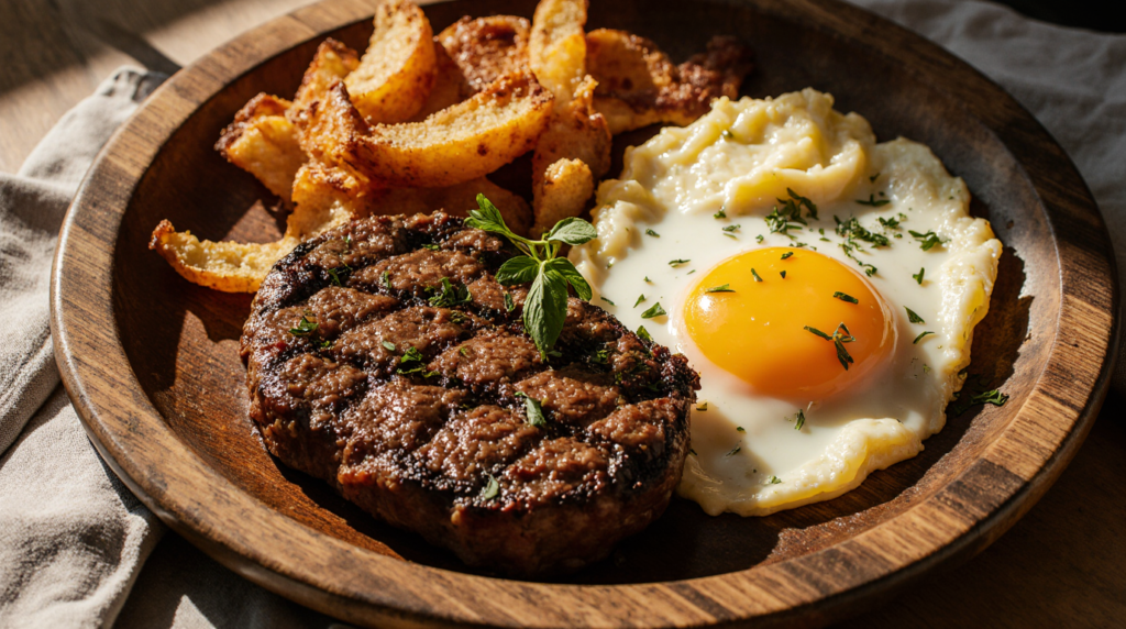 Steak and Eggs Recipe