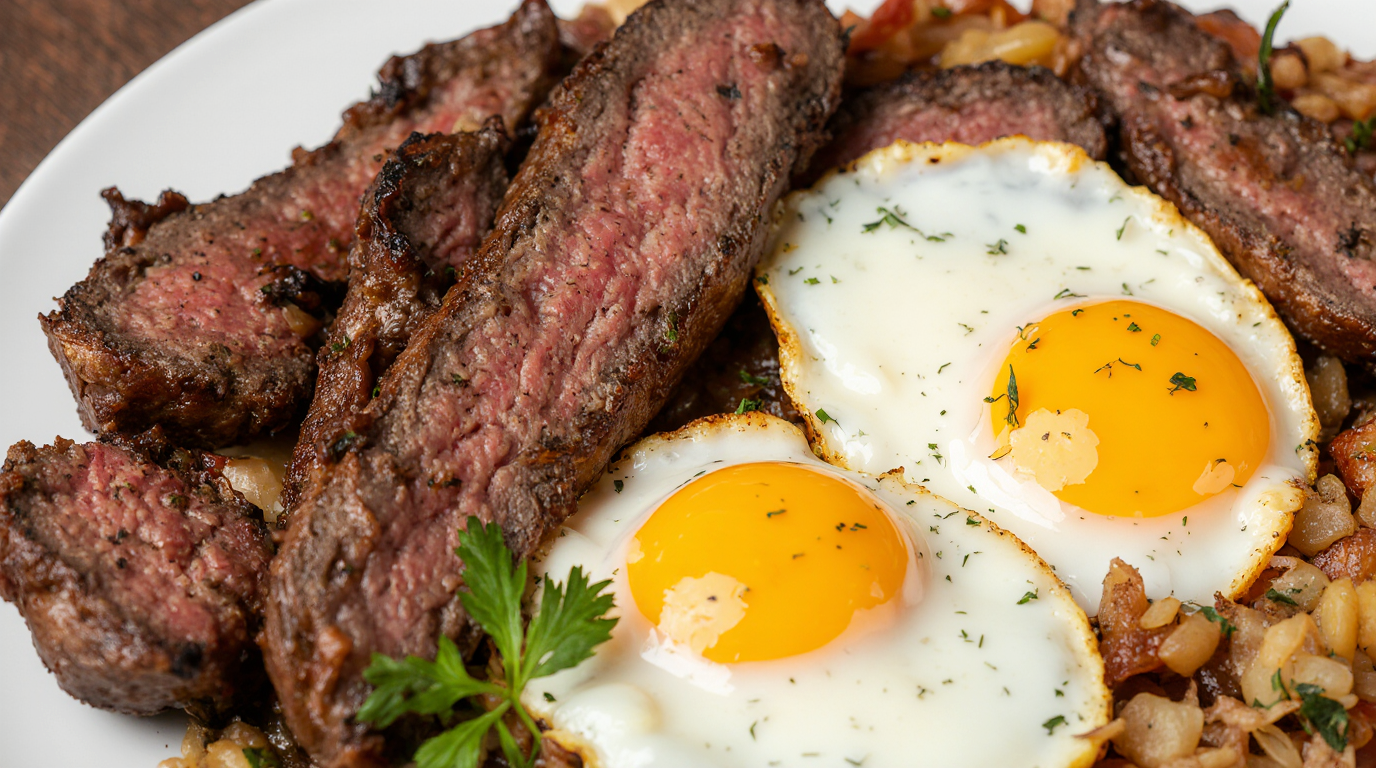 How to Make Restaurant-Quality Steak and Eggs Recipe at Home